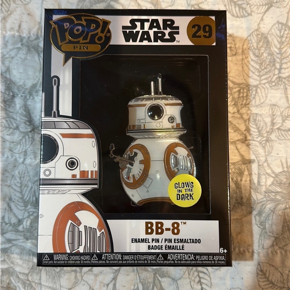 NEW BB-8 Funko Pop Pin